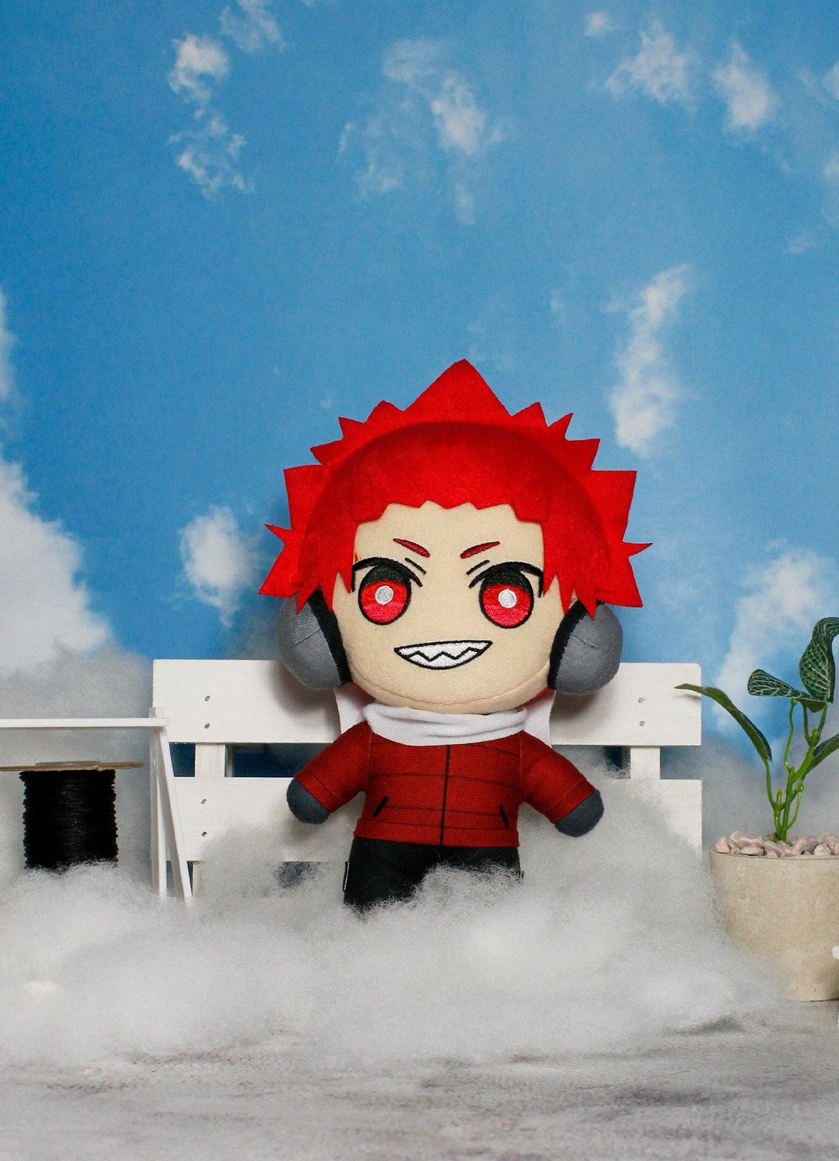 My Hero Academia S2 - Eijiro Kirishima Snow Outfits Plush 8"H - Great Eastern Entertainment