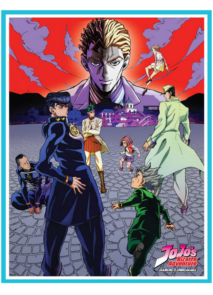 Jojo's Bizarre Advanture- S3 Key Art 4 Throw Blanket