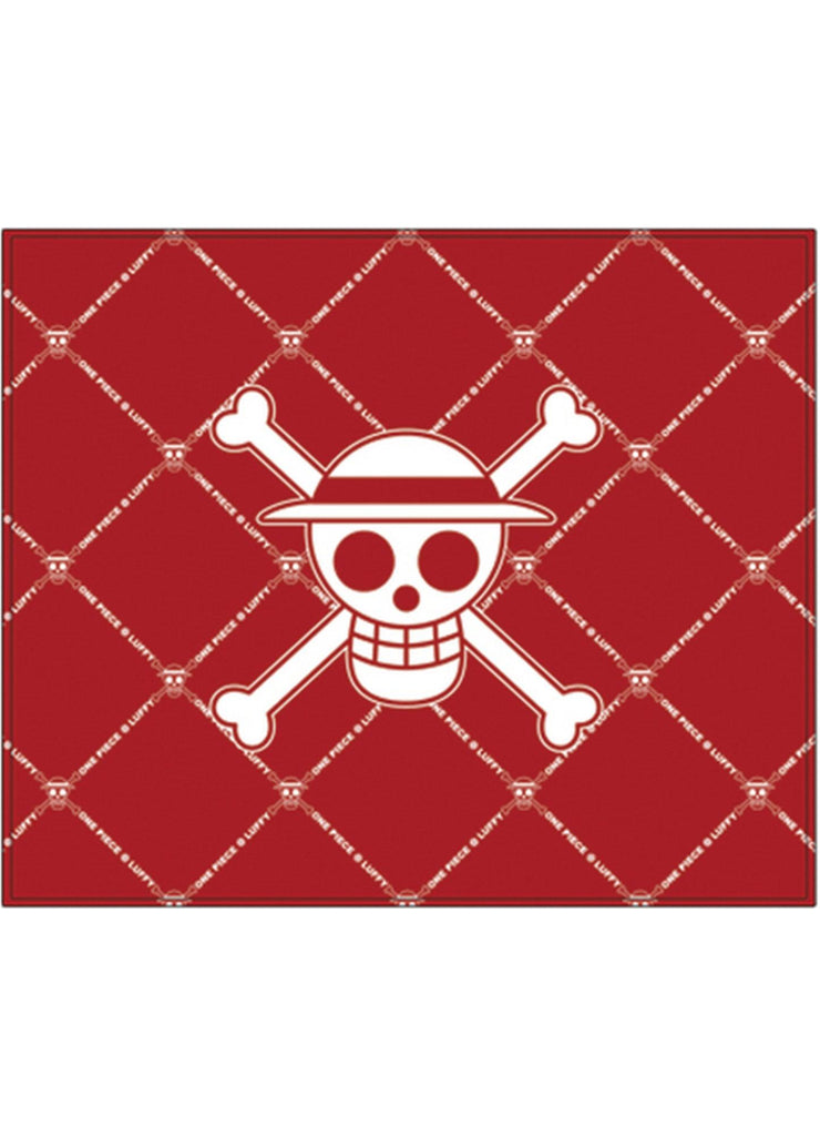 One Piece - Monkey D. Luffy Skull Icon Throw Blanket - Great Eastern Entertainment