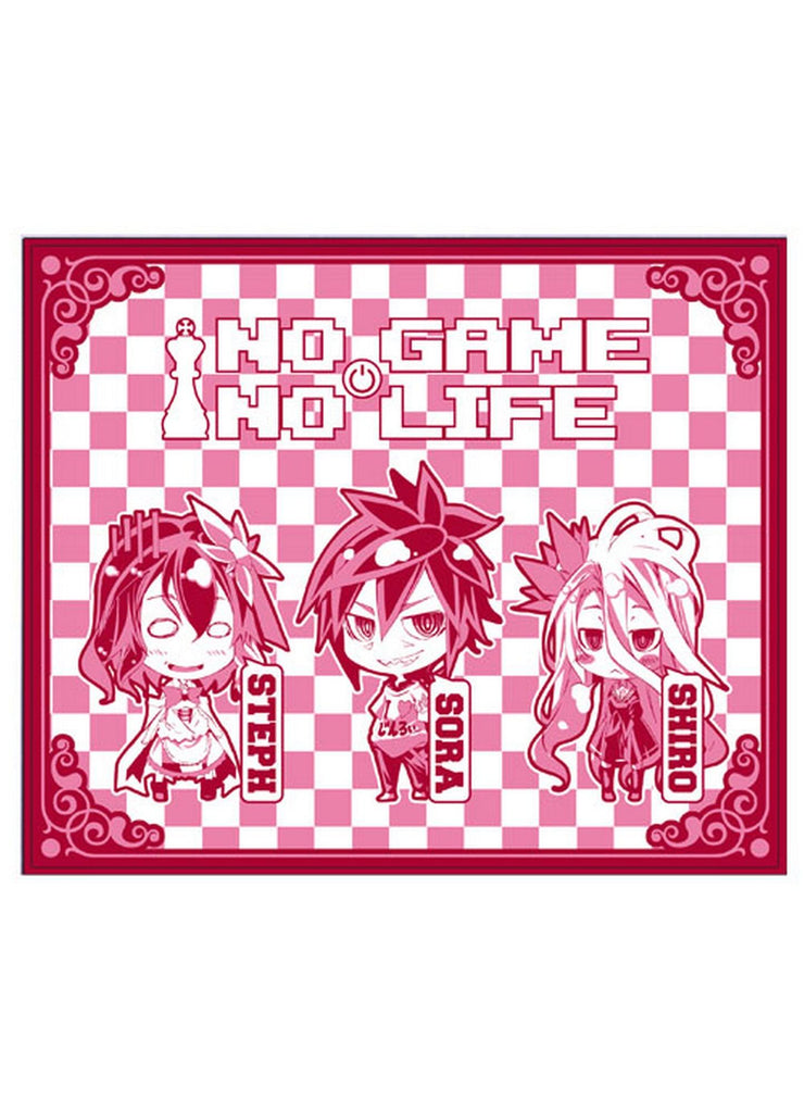 No Game No Life - Shiro, Sora & Steph Throw Blanket - Great Eastern Entertainment