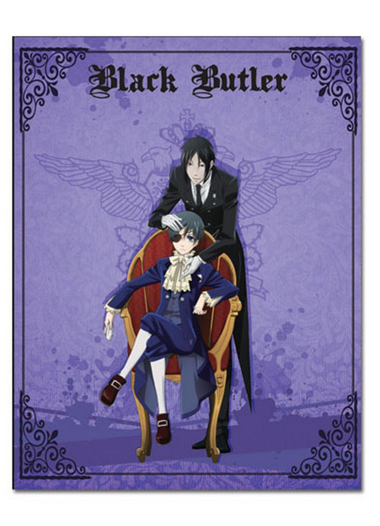 Black Butler - Sebastian Michaelis And Ciel Phantomhive Throw Blanket - Great Eastern Entertainment