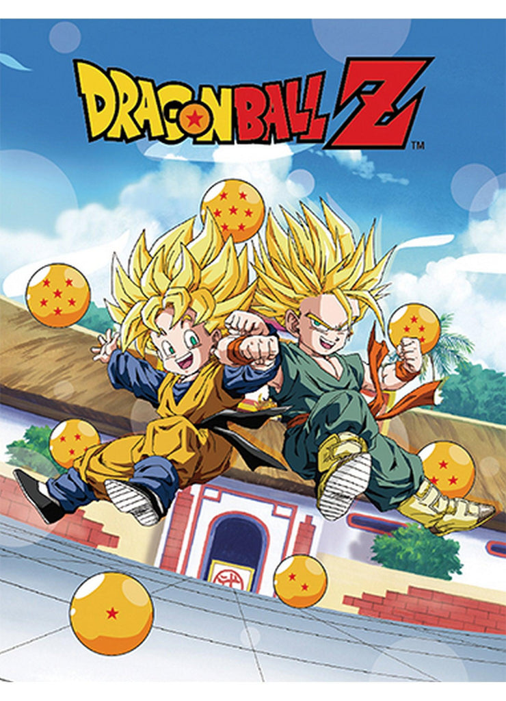 Dragon Ball Z - Trunks & Son Goten Throw Blanket 46"W x 60"H