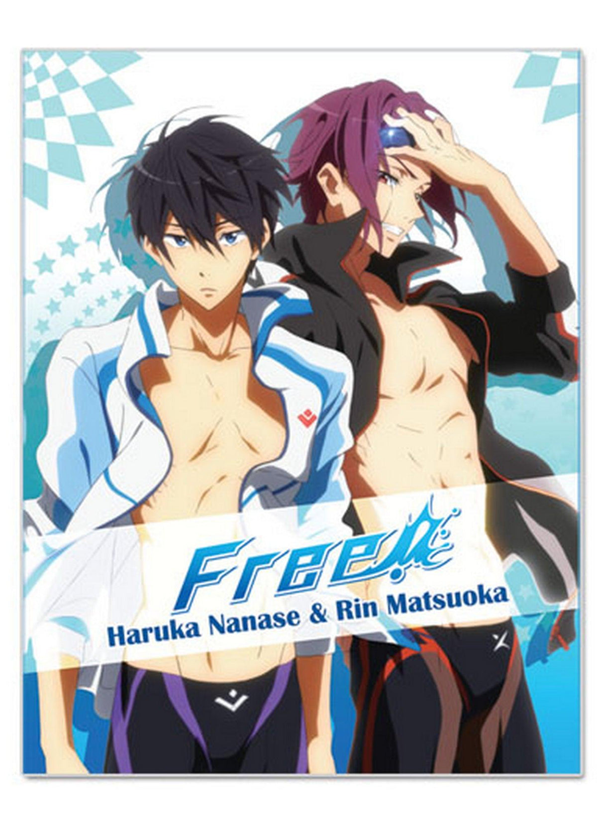 Free! - Haruka Nanase, & Rin Matsuoka Sublimation Throw Blanket