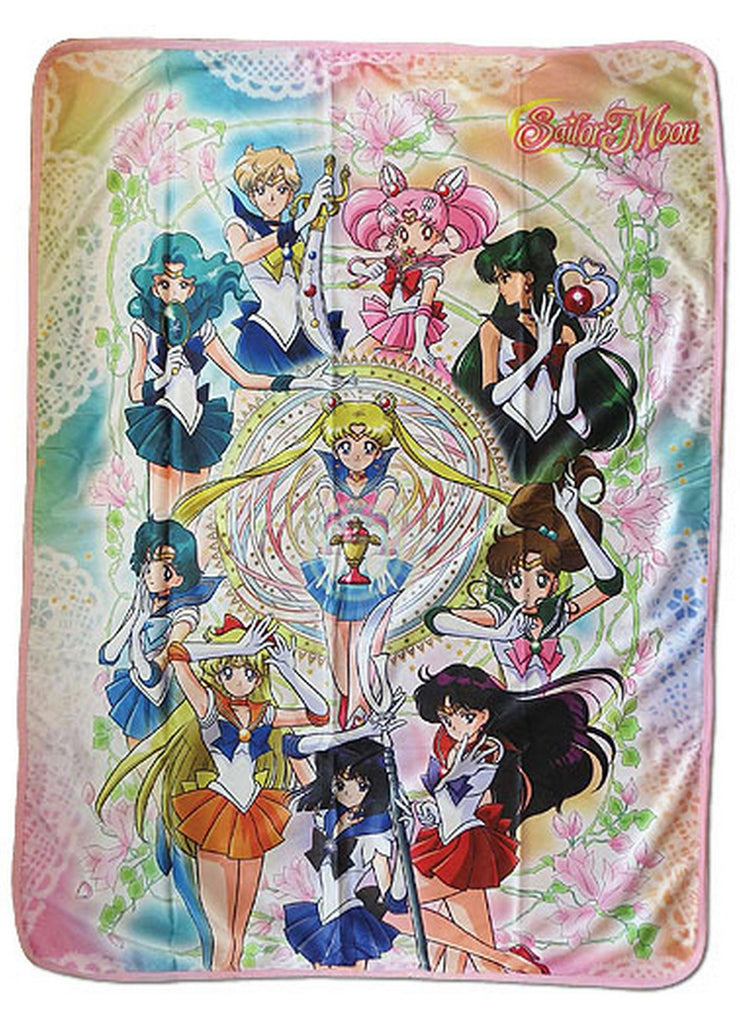 Sailor Moon S- Sailor Moon Group Sublimation Throw Blanket