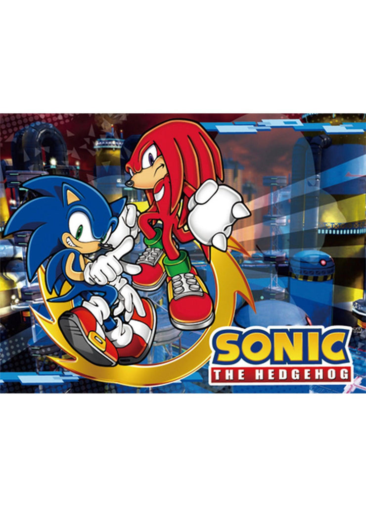 Sonic The Hedgehog- Sonic & Knuckles Sublimation Throw Blanket