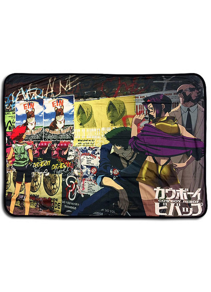 Cowboy Bebop - Group Sublimation Throw Blanket - Great Eastern Entertainment