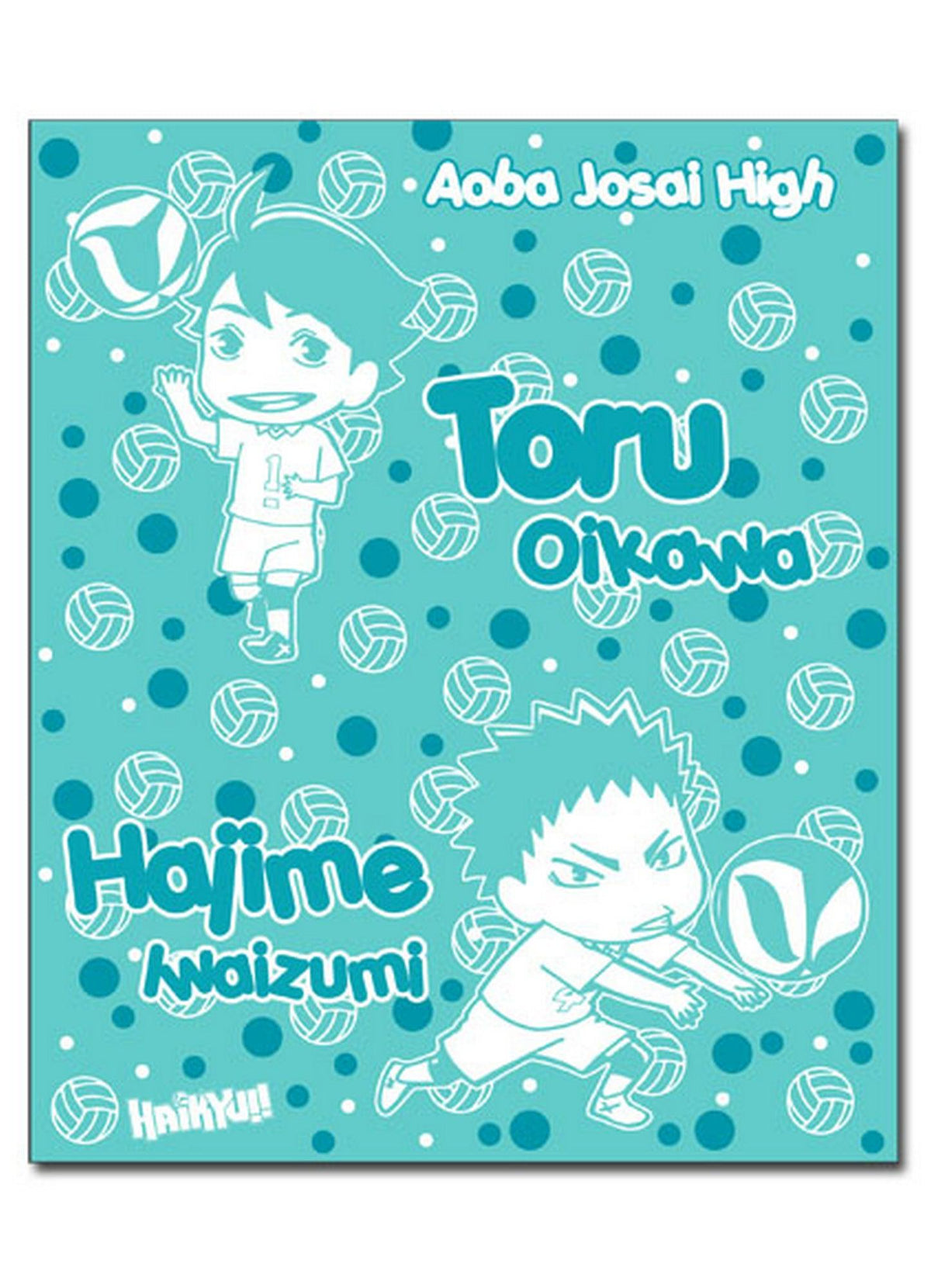 Haikyu!! - Toru Oikawa & Hajime Iwaizumi Throw Blanket - Great Eastern Entertainment