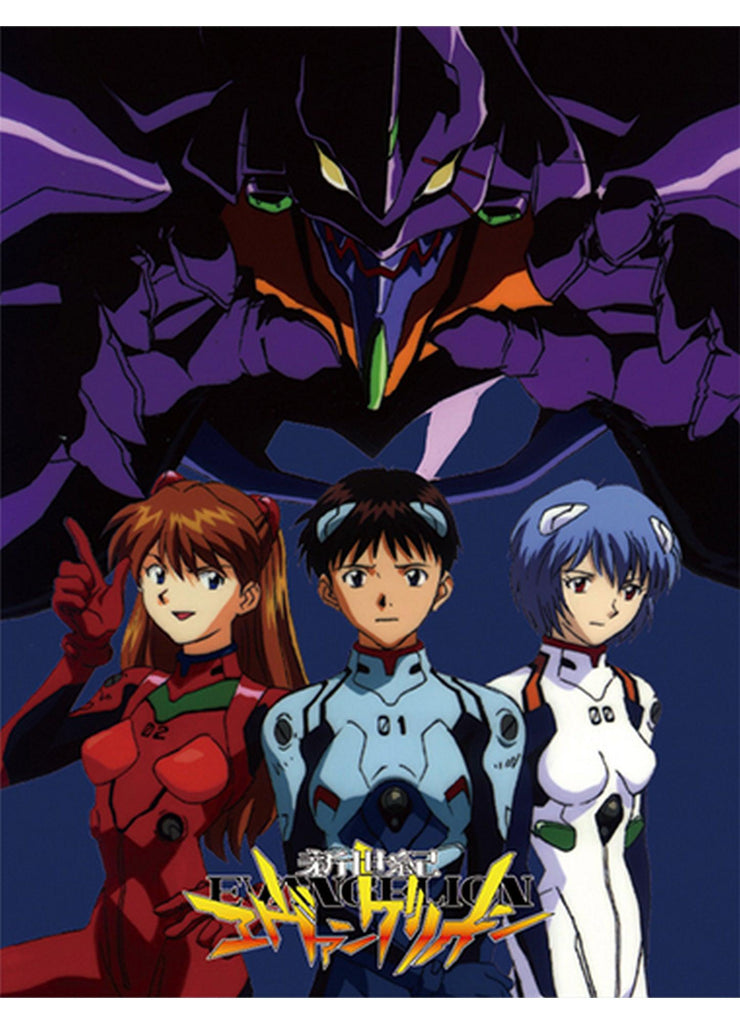 Evangelion - Group Sublimation Throw Blanket - Great Eastern Entertainment