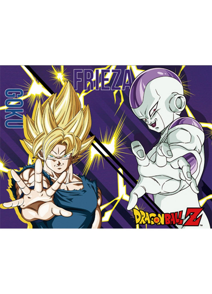 Dragon Ball Z - Super Saiyan Goku & Frieza Sublimation Throw Blanket - Great Eastern Entertainment