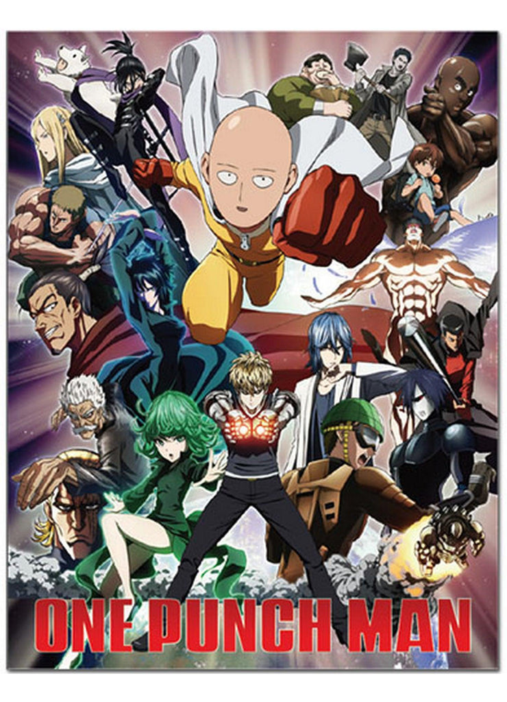 One Punch Man- Group Sublimation Throw Blanket