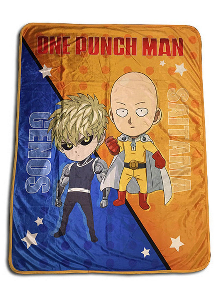 One Punch Man - SD Group Sublimation Throw Blanket - Great Eastern Entertainment