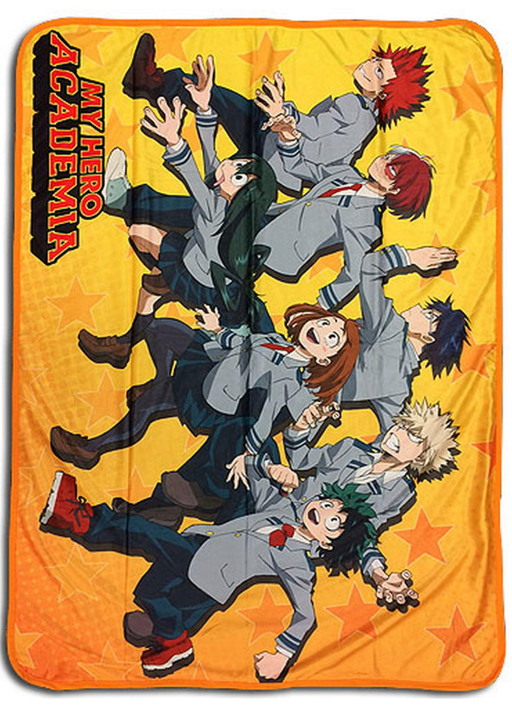 My Hero Academia - Group Run Sublimation Throw Blanket - Great Eastern Entertainment