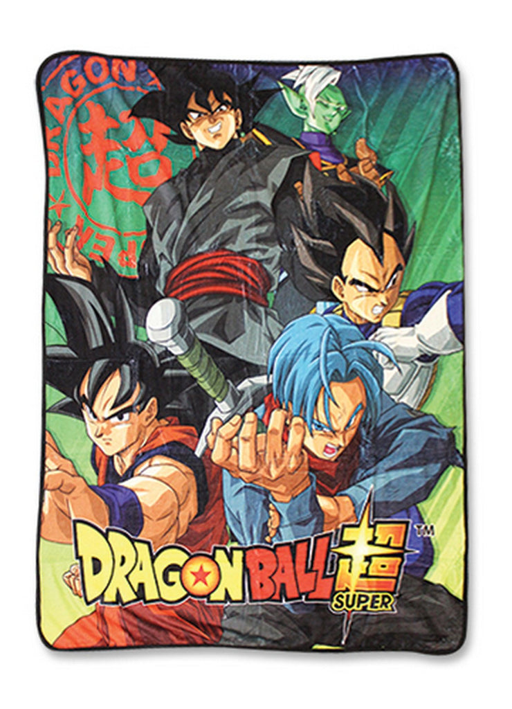 Dragon Ball Super - Group 5 Sublimation Throw Blanket 46"W x 60"H