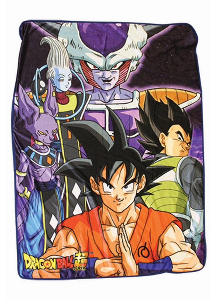 Dragon Ball Super - Group 9 Sublimation Throw Blanket 46"W x 60"H