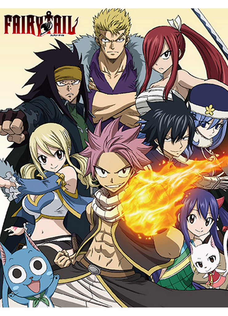 Fairy Tail S7 - Group Sublimation Throw Blanket - Great Eastern Entertainment