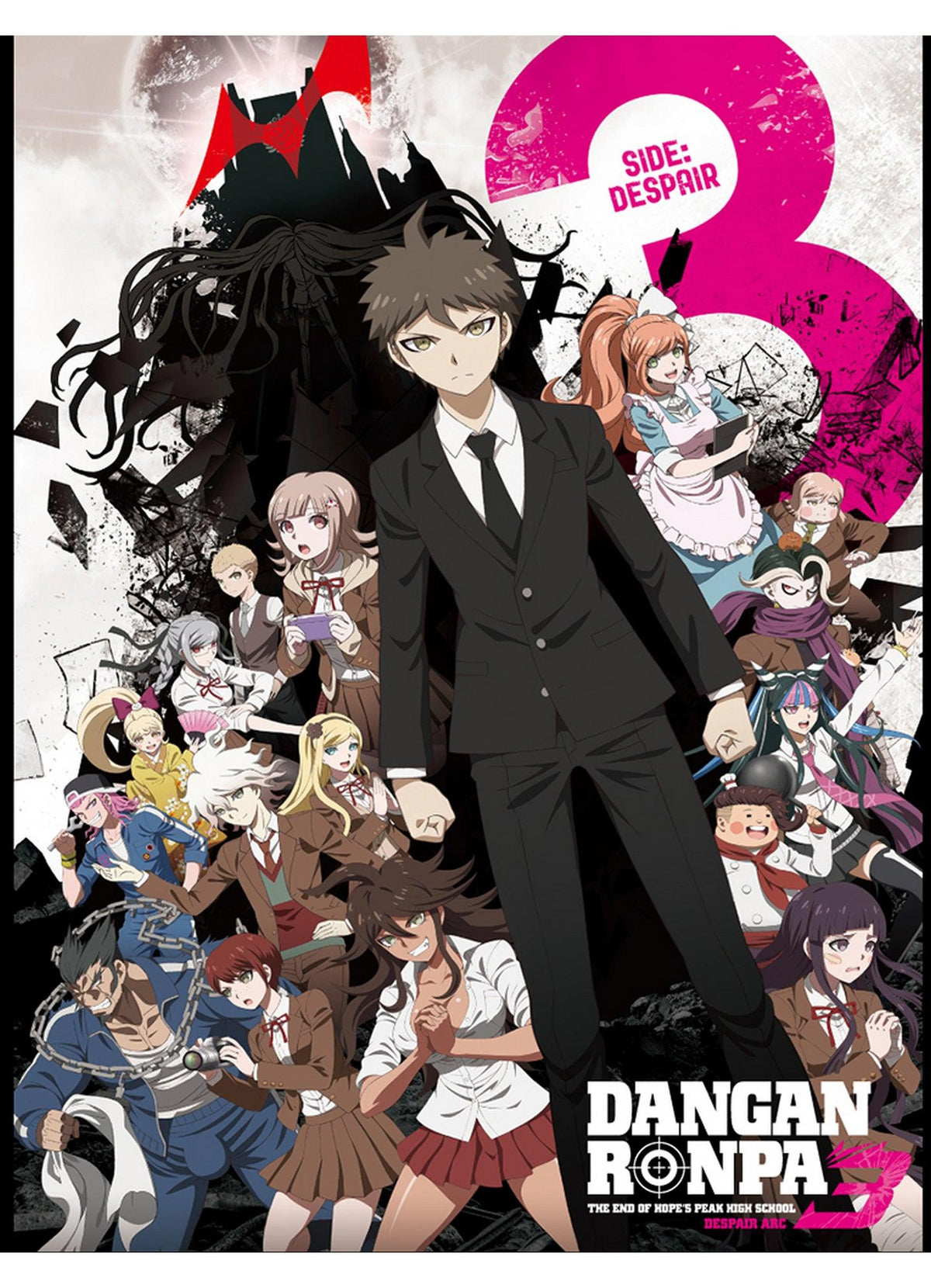 Danganronpa 3- Keyart Sublimation Throw Blanket