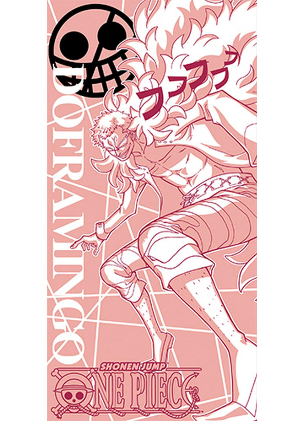 One Piece - Donquixote Doflamingo Towel - Great Eastern Entertainment