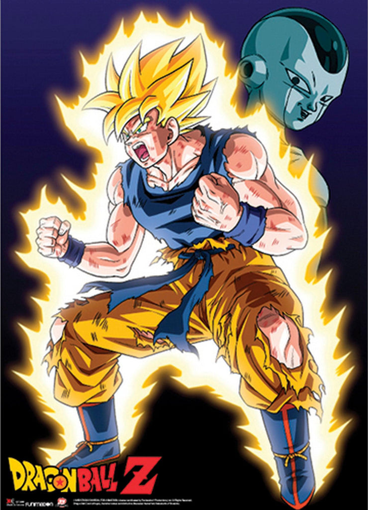 Dragon Ball Z - Super Saiyan Son Goku Wall Scroll - Great Eastern Entertainment