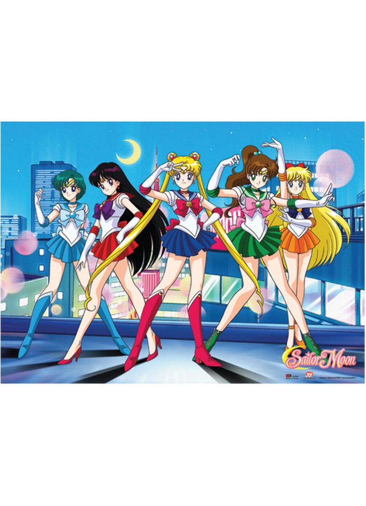 Sailor Moon - Girls Group Wall Scroll - Great Eastern Entertainment