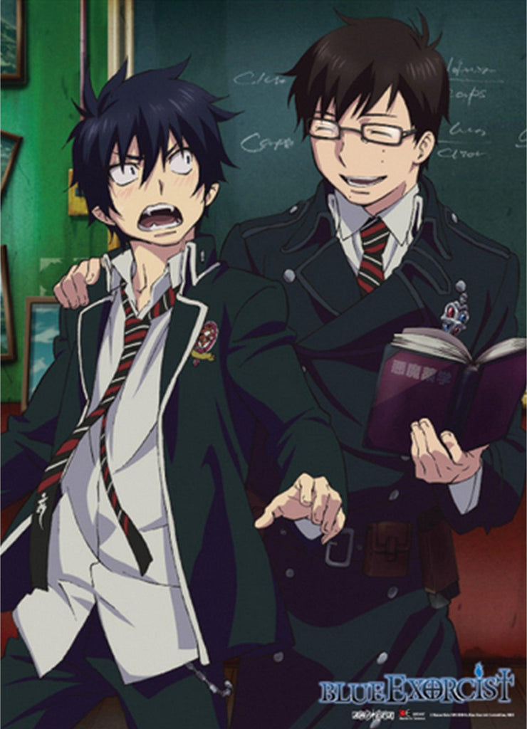 Blue Exorcist - Rin Okumura And Yukio Okumura Wall Scroll - Great Eastern Entertainment