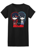 Kill La Kill - SD Ryuko Matoi & Satsuki Kiryuin Jrs T-Shirt