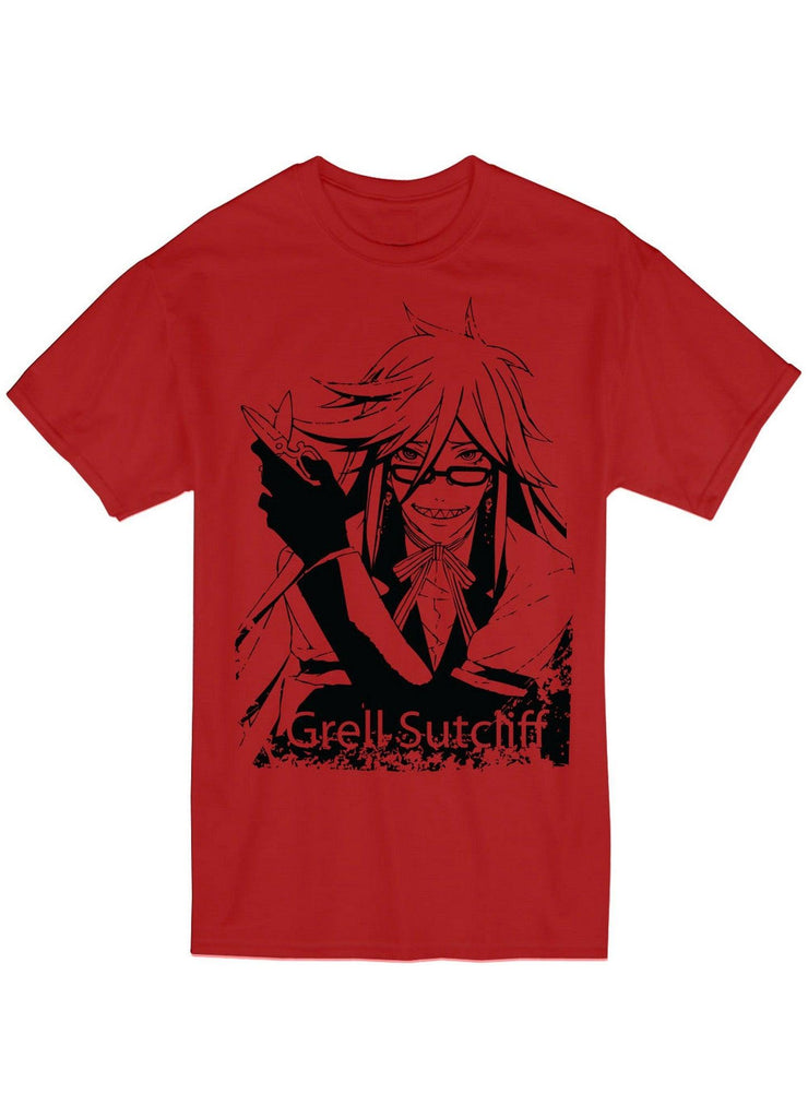 Black Butler - Grell Sutcliff With Scissor T-Shirt