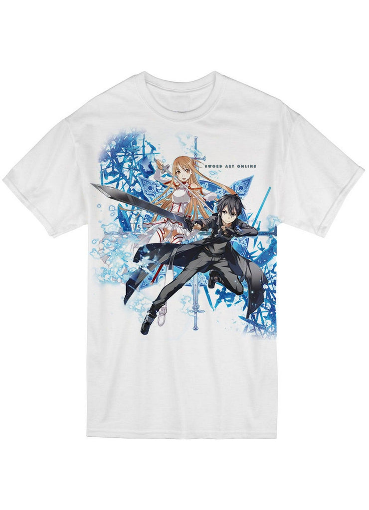 Sword Art Online - Asuna And Kirito Swords Jrs Sublimation T-Shirt