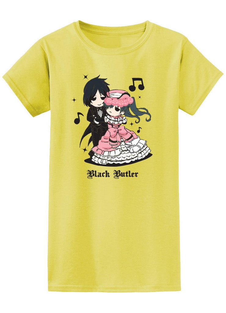 Black Butler - Sebastian Michaelis & Ciel Phantomhive Dancing Jr. T-Shirt