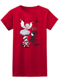 Black Butler - SD Sebastian Michaelis & Ciel Phantomhive Vs. Angela Jr. T-Shirt