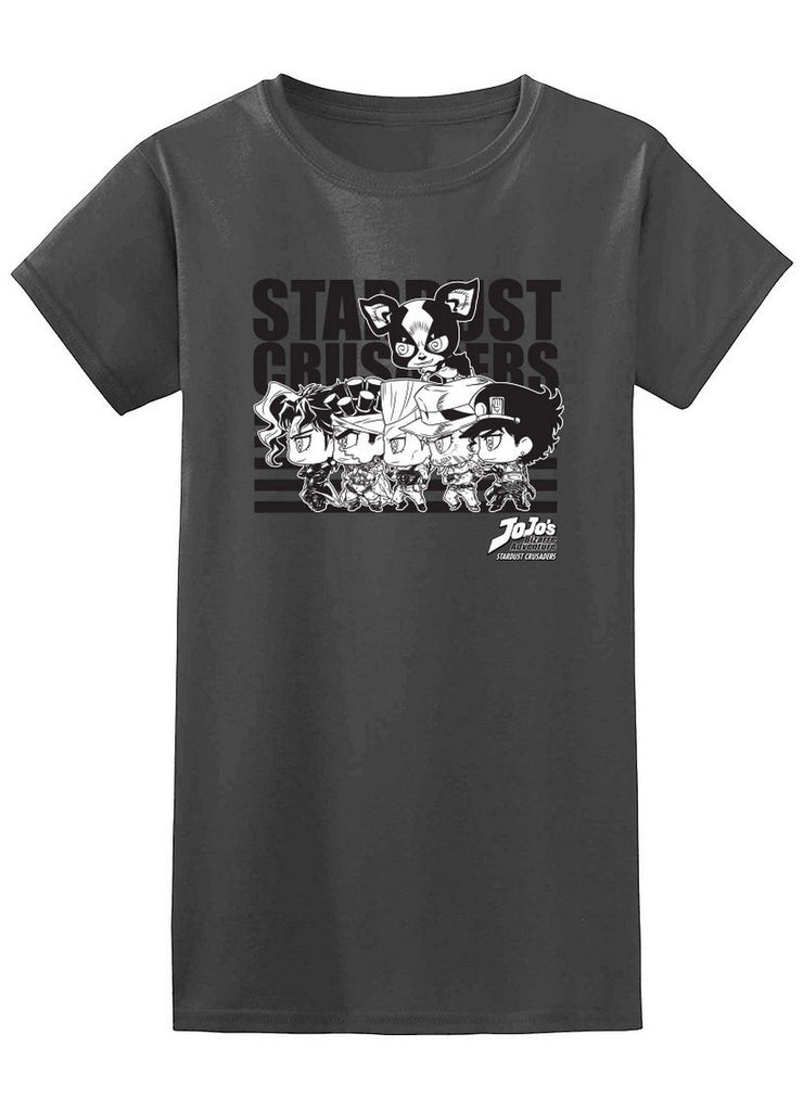 Jojo's Bizarre Adventure - Stardust Crusaders Group Jrs Screen Print T-Shirt