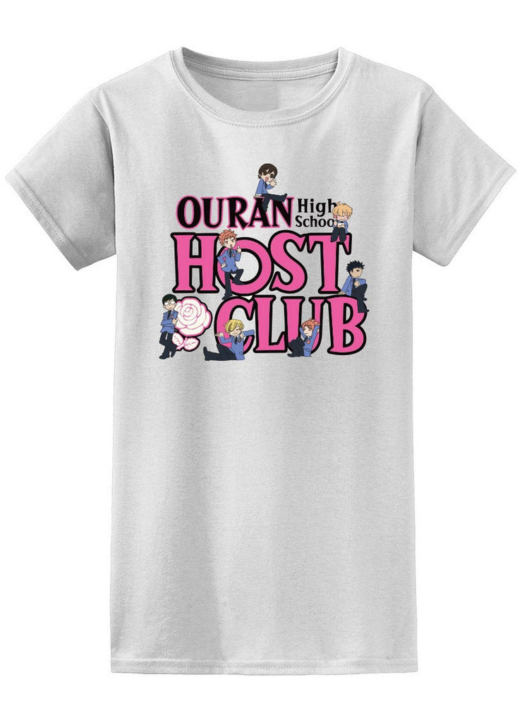Ouran High School Host Club - Group Logo Jr. T-Shirt