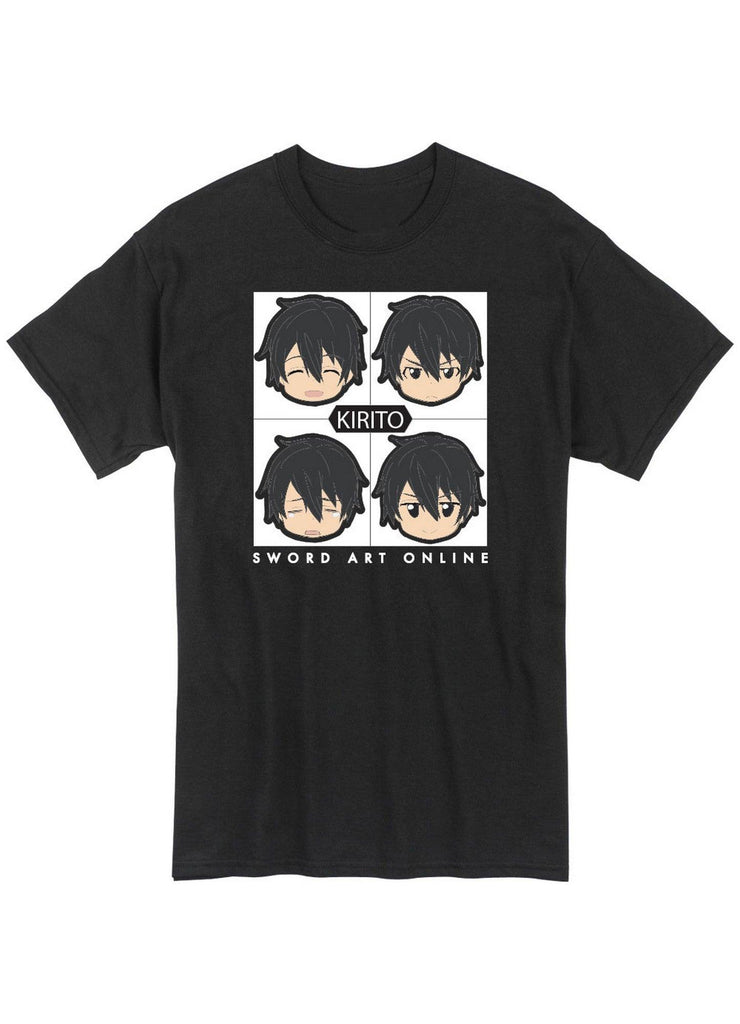 Sword Art Online - SD Kirito Faces T-Shirt