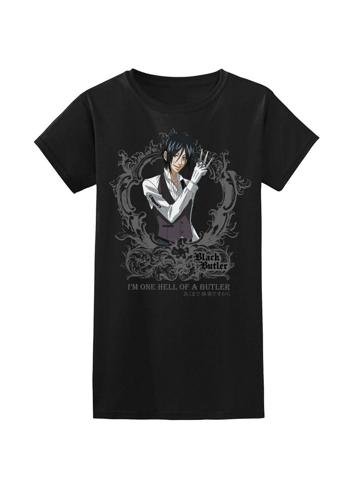 Black Butler - Sebastian Michaelis Slogan Jr. T-Shirt
