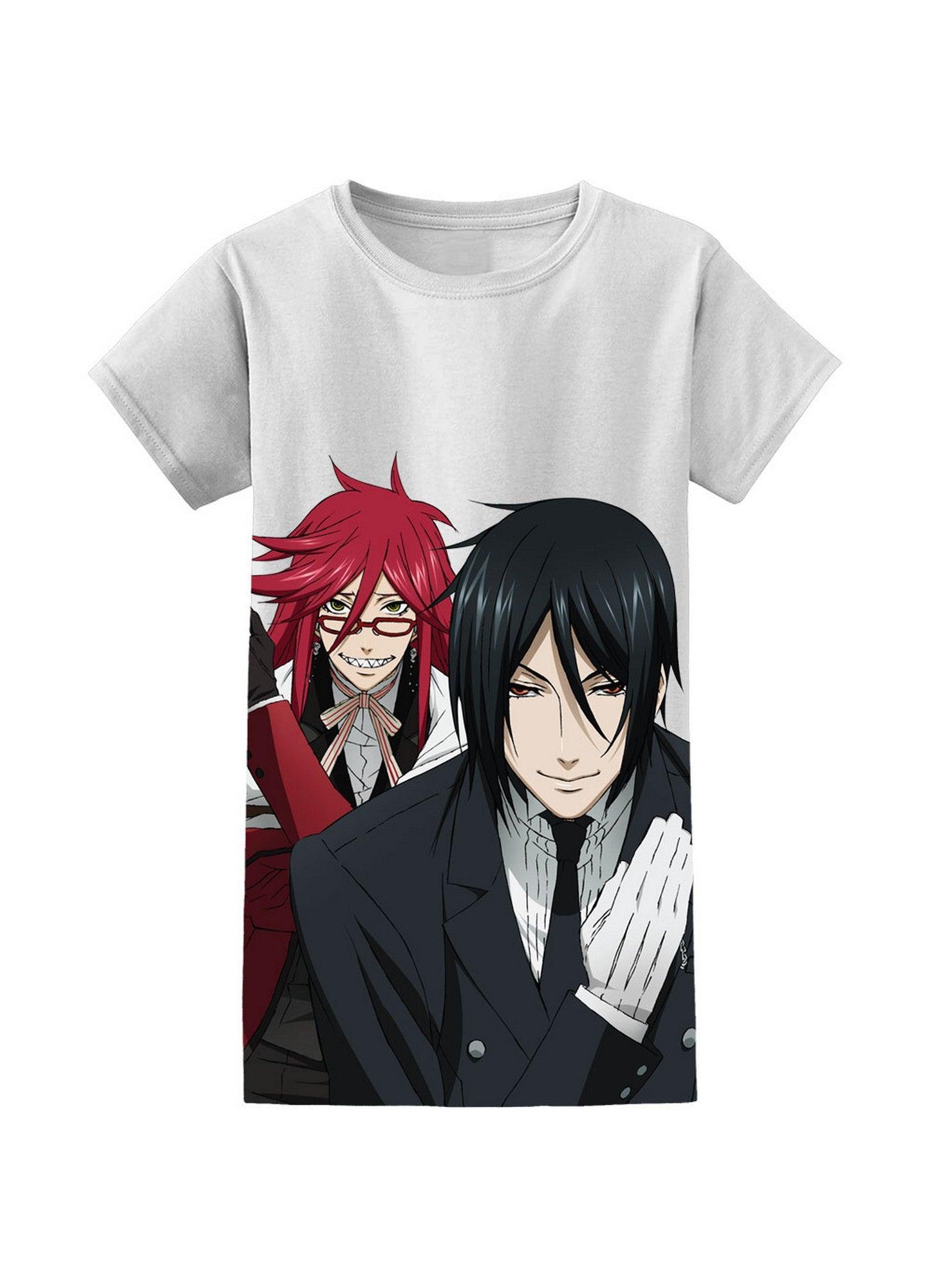 Black Butler - Grell Sutcliff & Sebastian Michaelis 2 Full Jrs T-Shirt