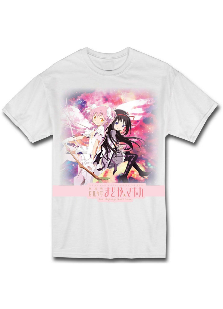 Madoka Magica - Madoka Kaname Sitting With Homura Akemi Jrs T-Shirt