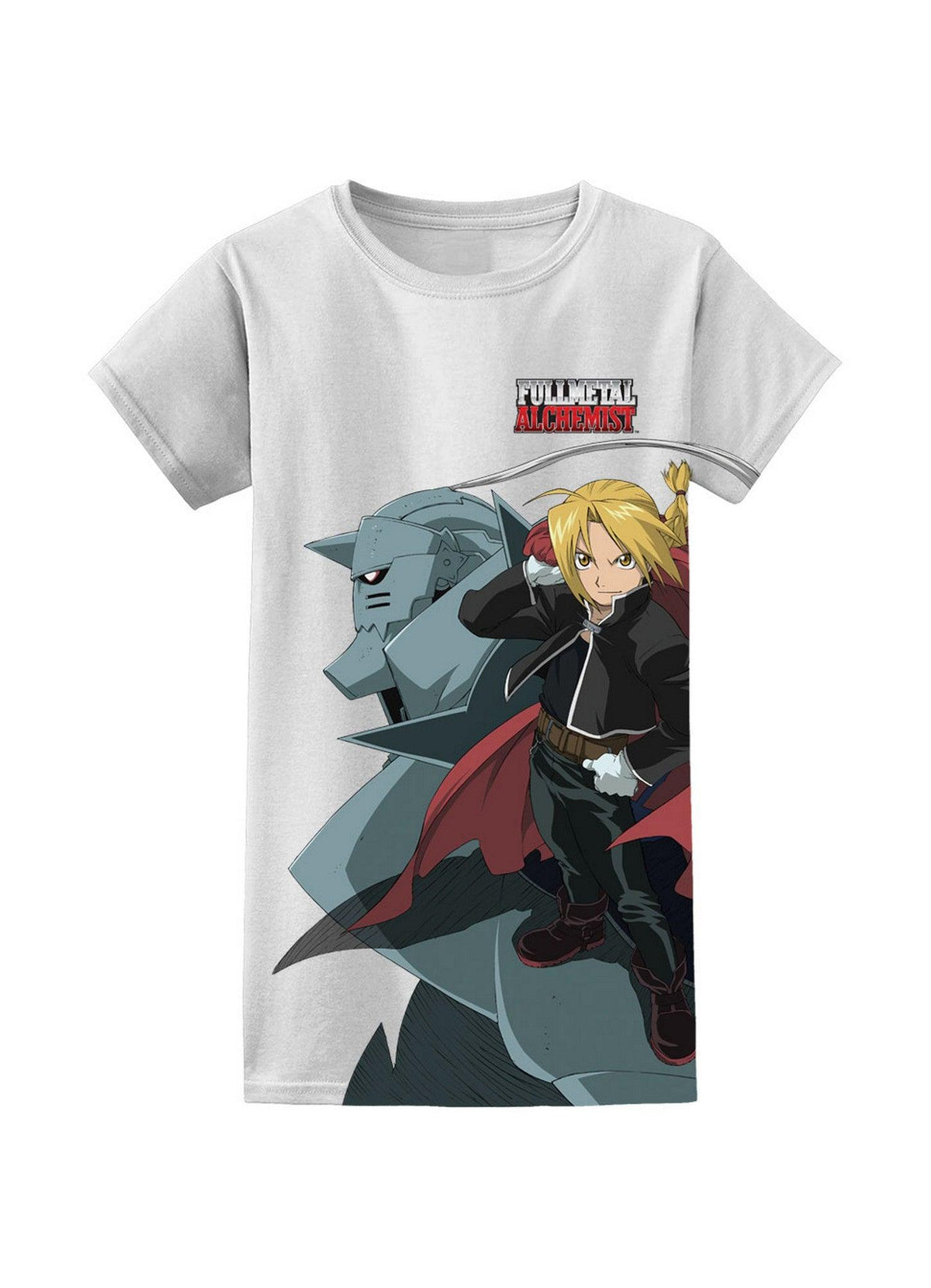 Fullmetal Alchemist Logo W. Edward Elric "Ed" & Alphonse Elric "Al" Jrs T-Shirt