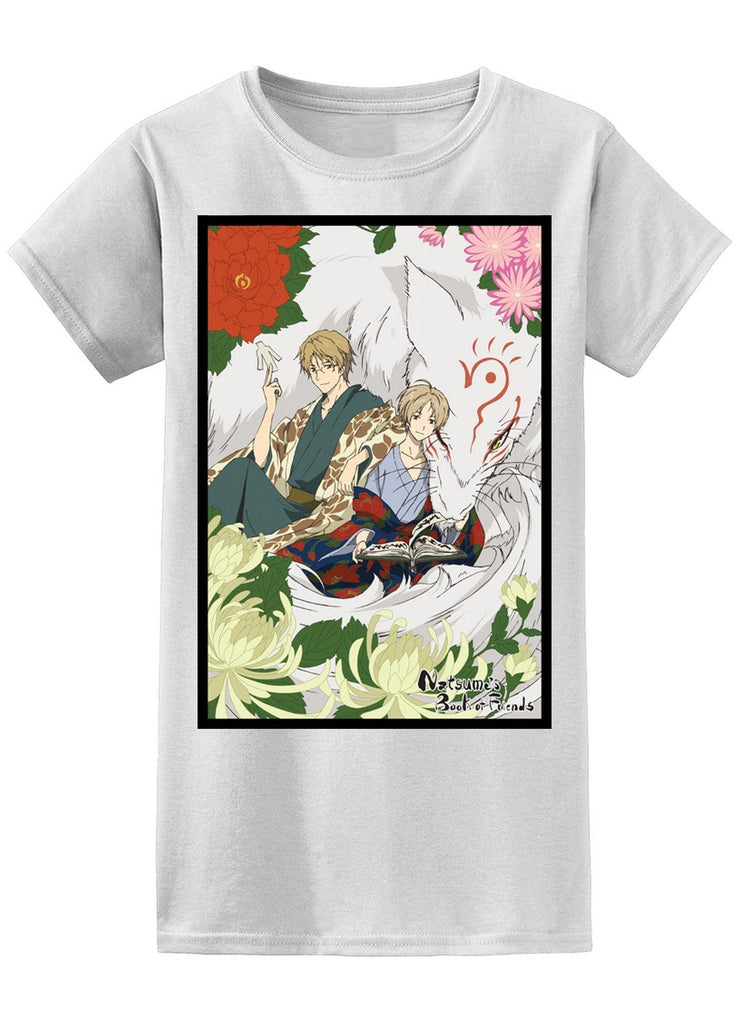 Natsume's Book Of Friends - Takashi Natsume, Shuuichi Natori & Nyanko-sensei (Madara) Jrs T-Shirt