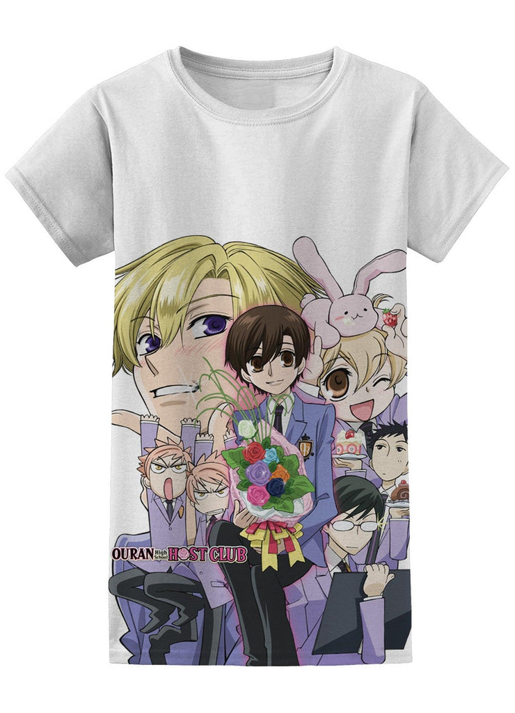 Ouran High School Host Club - Group 1 Sublimation Jrs T-Shirt