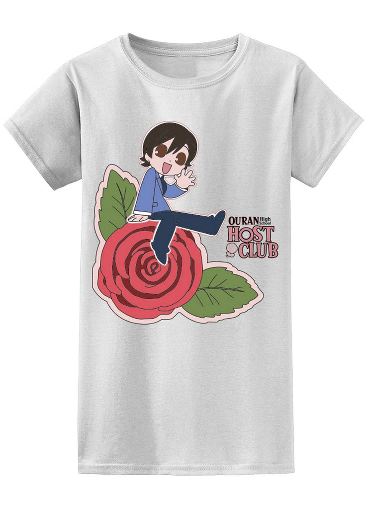 Ouran High School Host Club - SD Haruhi Fujioka Rose Jrs T-Shirt