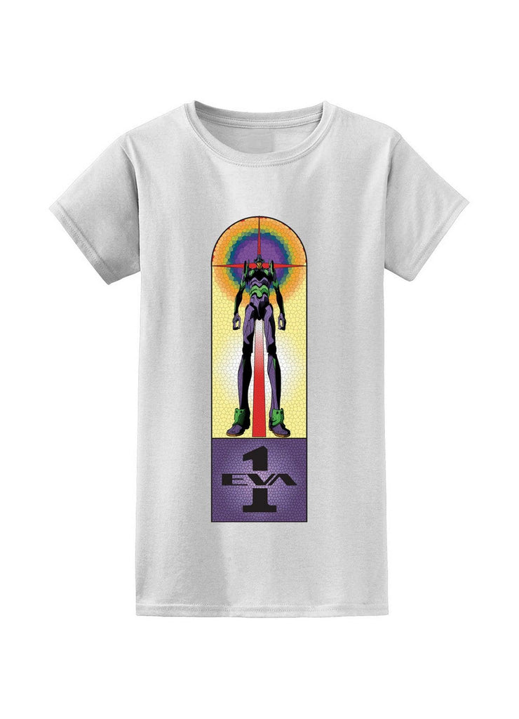 Evangelion New Movie - Unit 01 Stained Glass Jrs T-Shirt