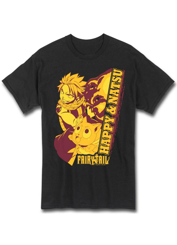 Fairy Tail - Natsu Dragneel & Happy Men's T-Shirt