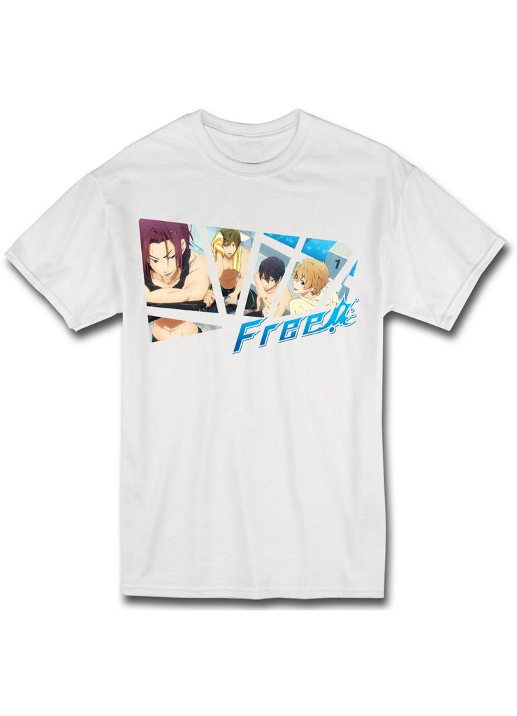 Free! - Haruka Nanase, Makoto Tachibana, Nagisa Hazuki, & Rin Matsuoka Men's Sublimation T-Shirt