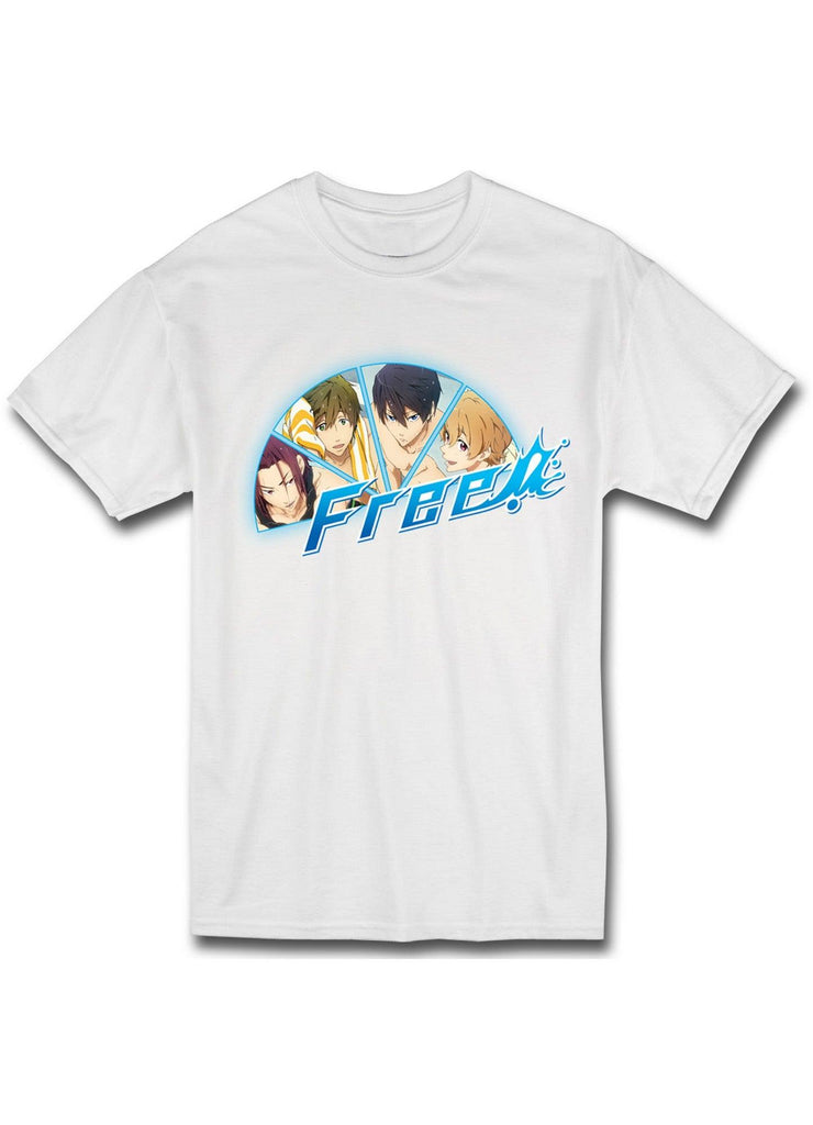 Free! - Haruka Nanase, Makoto Tachibana, Nagisa Hazuki, & Rin Matsuoka Jrs Sublimation T-Shirt