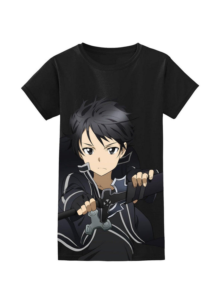 Sword Art Online - Kirito Battle Ready Jrs T-Shirt