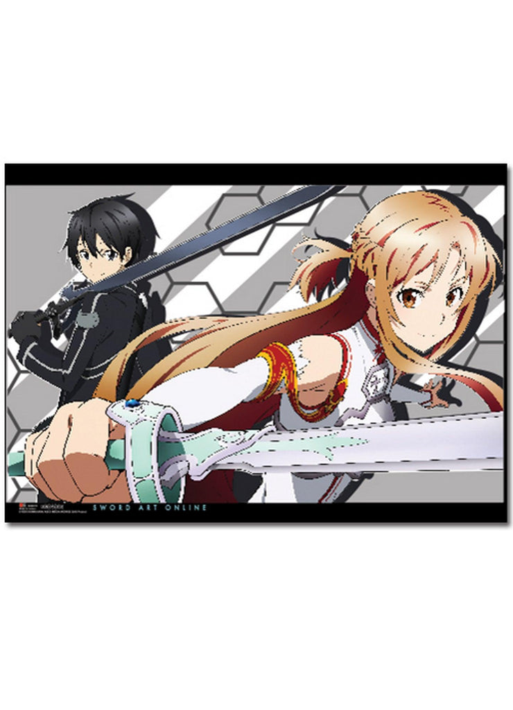 Sword Art Online - Kirito Asuna Wall Scroll