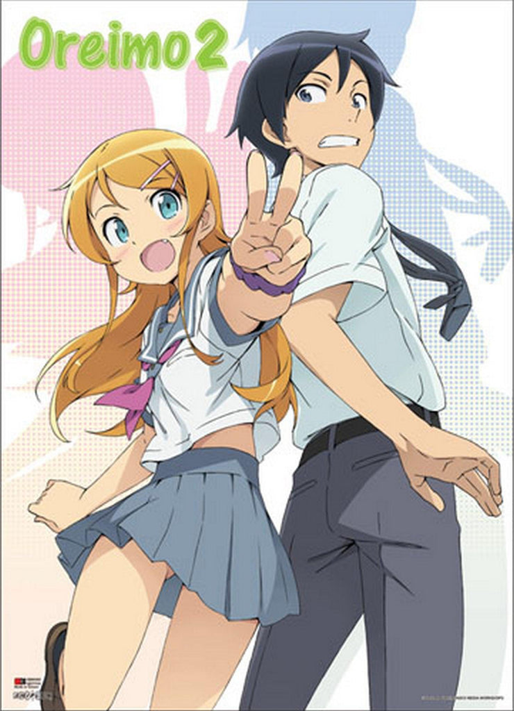 Oreimo 2 - Kyosuke Kosaka & Kirino Kousaka Wall Scroll - Great Eastern Entertainment