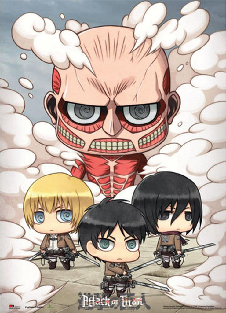 Attack on Titan - SD Group Wall Scroll - Great Eastern Entertainment