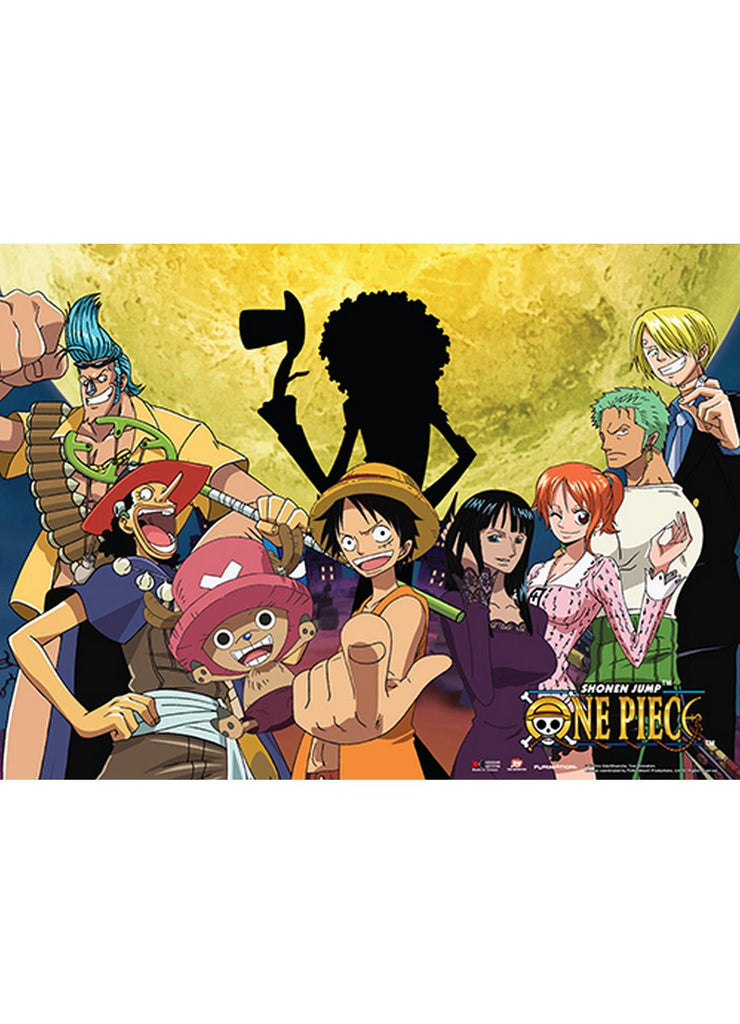 One Piece - Moonlight Wall Scroll - Great Eastern Entertainment