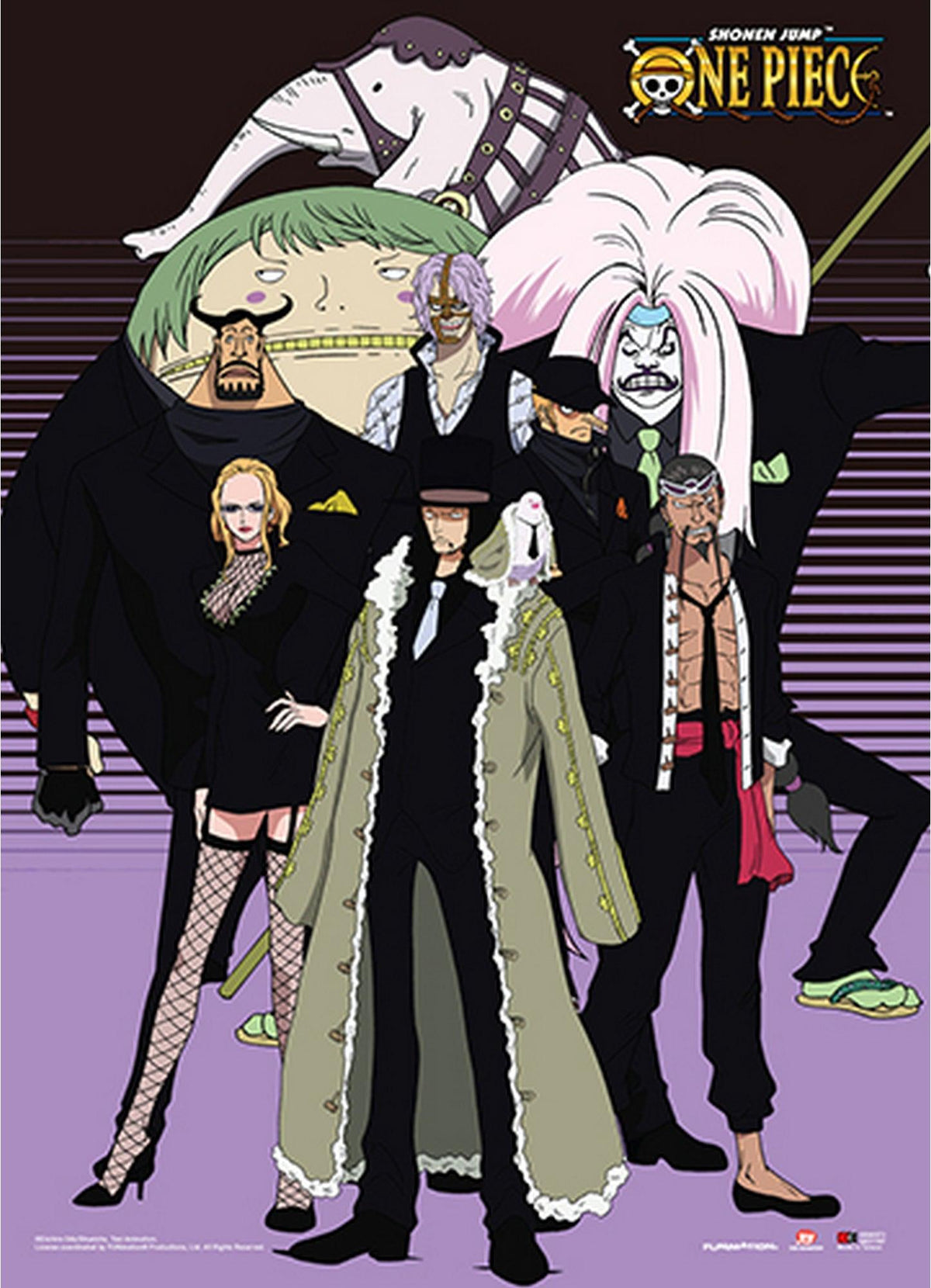 One Piece - CP9 Wall Scroll - Great Eastern Entertainment