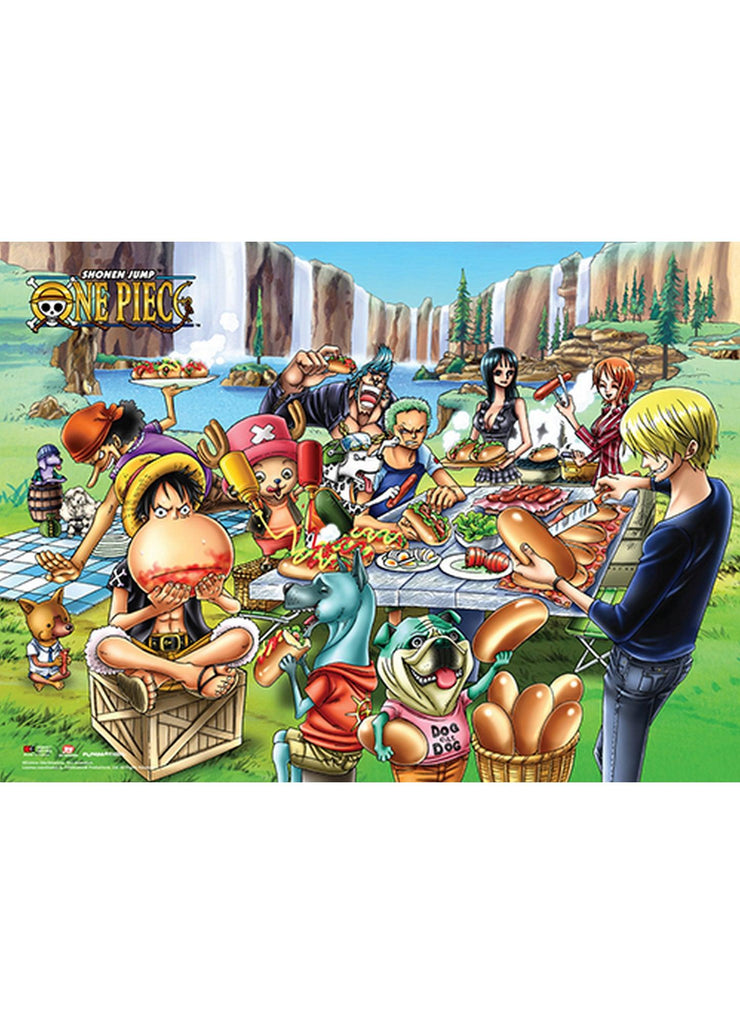 One Piece - Picnic Wall Scroll - Great Eastern Entertainment